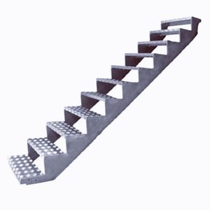 <span class=keywords><strong>Escalier</strong></span> d'échafaudage en acier avec escabeau de plate-forme pour l'échafaudage de cadre de construction de bâtiment - Product Image 5