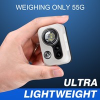Lampe frontale à capteur USB C 1200 mAh, lampe frontale LED rechargeable, capteur de mouvement, lampe frontale réglable pour le camping, la course à pied, le travail, les situations d'urgence