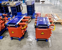 Transformateur triphasé à résine moulée de type sec 11kV 415V 1250kVA Dyn11/Yyn0/Dd0 Groupe vectoriel Certifié IEC/ANSI Ignifuge à air