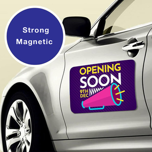 Affiche d'autocollant décoratif effaçable et transférable à l'encre magnétique personnalisée Prix compétitif pour les panneaux de sécurité de <span class=keywords><strong>voiture</strong></span> - Product Image 2