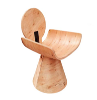 Chaises en panneaux de contreplaqué au design industriel pour la maison, le bureau, l'extérieur, le salon, la chambre, l'école, l'hôpital, les accessoires de salle de bain