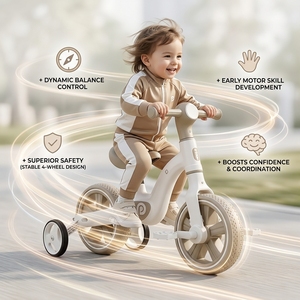 Vente chaude enfants monter sur roues Scooter mignon enfants apprendre à marcher équilibre vélo Sport de plein air jouets pour bébé - Product Image 4