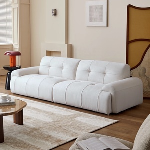 Zayshine Set di Divani Nordici Moderni di Lusso in Ecopelle Bianca per <span class=keywords><strong>Soggiorno</strong></span>, Modulare a 3 Posti, Lavabile, per Appartamenti - Product Image 2