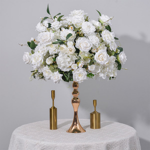 <b>Silk</b> Roses 60cm Wedding Centerpieces Table Decorations Floral Arrangements Flower Ball Center Pieces for Table Artificial Flower - Product Image 5