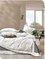 Usine en gros de haute qualité doux 100% coton satin drap de lit tissus Satin tissu pour hôtel drap de lit