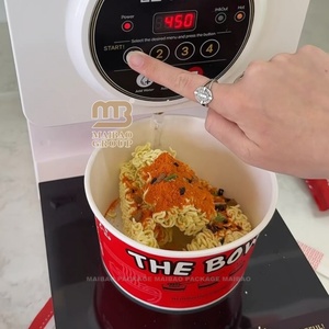 ชามกระดาษคราฟท์ทรงกลมทรงสี่เหลี่ยมพร้อมฝาสำหรับใส่สลัดกระดาษแบบใช้แล้วทิ้งชามกระดาษคราฟท์สีน้ำตาลแบบใช้แล้วทิ้ง - Product Image 1