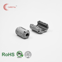 Filtro EMI de Núcleo de Ferrita Dividido SCRC 90B, Supresor de Ruido para Cable de Dispositivos Pequeños, Diámetro Interior de 9 mm