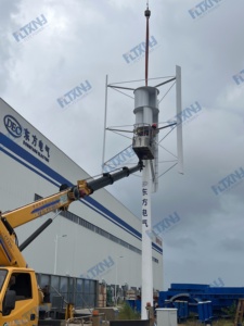 Aerogeneradores para el Hogar, Funcionan con Baja Velocidad del Viento, 10KW 20KW 120V 220V 380V, Aerogenerador Vertical Grande de 5kw - Product Image 1