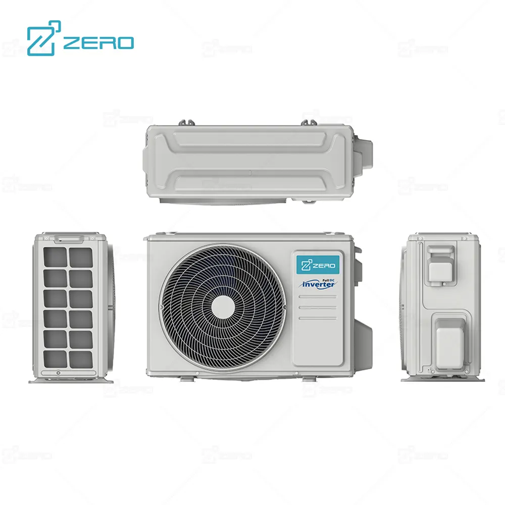 ZERO Z-pro 21 seer R410A เครื่องปรับอากาศแบบแยกส่วนขนาดเล็กคอมเพรสเซอร์ปั๊มความร้อนเครื่องปรับอากาศแบบแยกส่วนระบบเครื่องปรับอากาศ