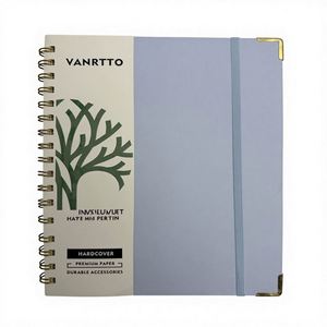 Hot Sale A4 110gsm Hardcover Spiral Notebook with 150 Sheets College Ruled 110gsm Paper for Art <b>Journal</b> Writing Work or Gift - Product Image 3