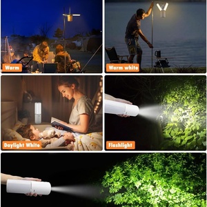 LED-Licht Hängelaterne ABS Faltbare Campinglampe IP65-Zertifiziert Touch-Steuerung für Außen- und Innenbereich <span class=keywords><strong>Solar</strong></span> Tragbare Beleuchtung - Product Image 4