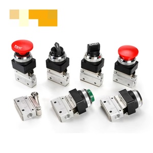 Pneumatic Mechanical Valve MOV-1 MOV-2 MOV-3 Manual Valve Air <b>Switch</b> Control Valve <b>Push</b> <b>Button</b> Momentary - Product Image 3