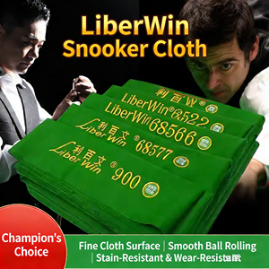 Paño Profesional para Mesa <span class=keywords><strong>de</strong></span> <span class=keywords><strong>Billar</strong></span> LiberWin, Fieltro para Mesa <span class=keywords><strong>de</strong></span> Snooker y Pool, Paño <span class=keywords><strong>de</strong></span> <span class=keywords><strong>Billar</strong></span> Resistente al Desgaste - Product Image 1