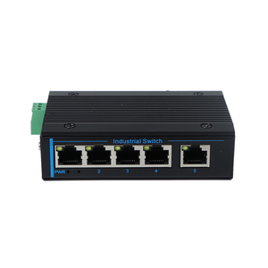 Commutateur PoE Gigabit robuste à 5 ports, fonctionne dans des environnements difficiles, plage de température -40~+85 ° C - Product Image 1