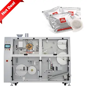 Hot Sales Automatic ESE Coffee Pod Making Packing Machine Round Tea Powder Coffee Pod Filling Packing Machine