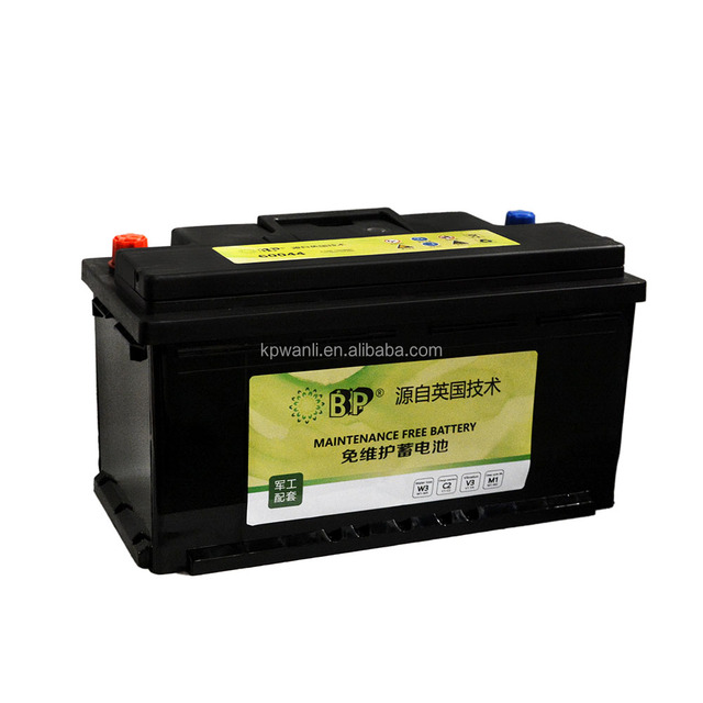 DIN100 12V MF Automotive Starting Car Battery JIS BCI OEM ODM Wholesale for Marine Boat Truck & Vehicle L3 Din100