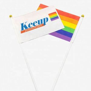 Cheap Polyester Car <b>Flags</b> Customized Print Waving Hand <b>Flags</b> Promotion Gay Pride Window Hand Held <b>Flag</b> for Car - Product Image 4