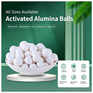 Billes d'alumine activée déshydratante à haute capacité d'adsorption, adsorbant pour sécheur d'air, certifié ISO - Product Image 5