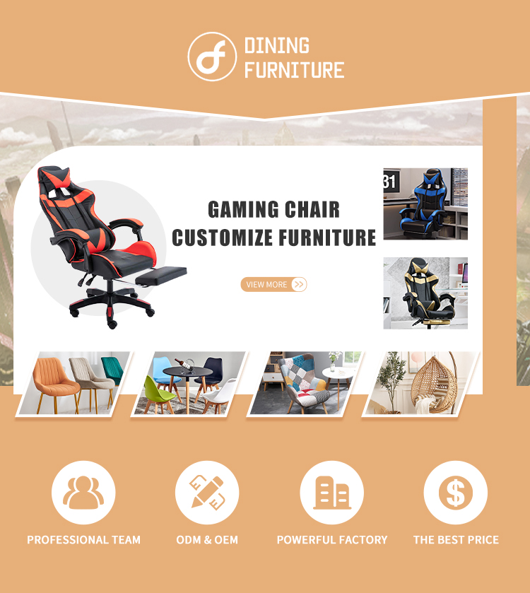 Dining Furniture PU Gaming Gear Chair Massage for Gaming Desk with Footrest Sillas Gamer Pro Computer Pc Leather Gamer Chairs