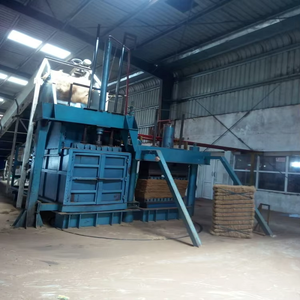 เครื่องอัดก้อนกระดาษพลาสติกเครื่องอัดไฮดรอลิกเครื่องอัดก้อนแบบกึ่งอัตโนมัติใช้เครื่องยนต์ขนาดเล็ก - Product Image 3