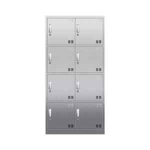 Stainless Steel <b>Lockers</b> TJF-621 1800x900x400mm With Locks Office Storage <b>Cabinet</b> - Product Image 1