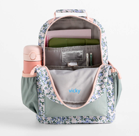 Mochila Escolar Mediana para Niños con Bolsillos Laterales, Mochila Ligera para Niños Pequeños, Mochila Escolar Diaria para Niños y Niñas