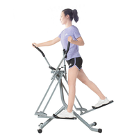 Appareil de fitness elliptique pliable pour la maison, entraîneur de fitness, marche sur air, machine à step, en ABS/acier/PP