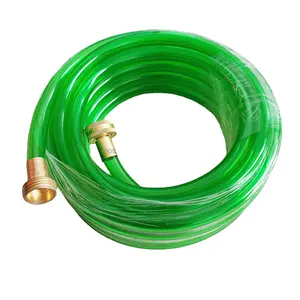 Tubo de PVC verde transparente de alta qualidade, não tóxico, transparente, 10 mm, 3/8 "", feito de material virgem