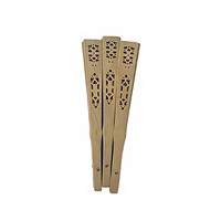 Éventail pliant en bois gravé personnalisé, vente en gros, éventail personnalisé pour mariage, cadeau de décoration pour fête d'anniversaire