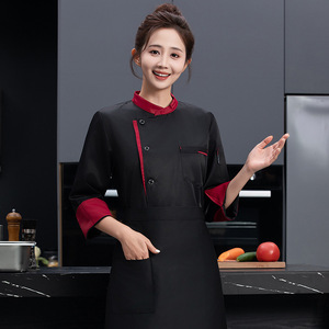 Japanische Kochjacken Restaurant-Kochuniform Des Chef-Mantel Küchenuniform Jacke Herren-Kochjacke Hotel-Uniform Kochjacke - Product Image 6