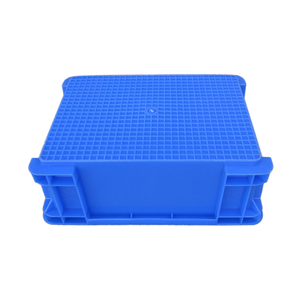 X343 370*278*124mm Stackable Durable Plastic <strong>Containers</strong> <strong>Logistic</strong> Storage Crate Leakproof Lightweight Recyclable Turnover Box for - Product Image 4