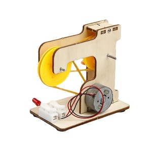 Houten doe-het-zelf handaangedreven generator - Technologie Natuurkunde Wetenschapsexperiment Kleine uitvinding Leermiddel voor onderwijs STEM Speelgoed - Product Image 3
