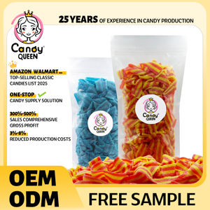 HACCP/BRC Certificate Wholesale Customized Bulk Mix Flavor Chewy Liquorice <strong>Candy</strong> Sour Belt <strong>Candy</strong> Gummy <strong>Strips</strong> - Product Image 3