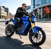 Electric Motorcycle Dual Disc Brake Anti Slip Tire Comfortable Riding High Speed Racing Electric Motorbike