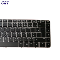 Clavier d'ordinateur portable Sunrex pour HP EliteBook 840 G3 745 G3 840 G4 745 G4 Rétroéclairé Disposition FR