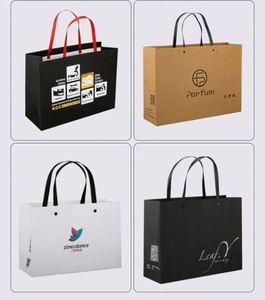 Bolsa de Papel Kraft en Blanco Promocional al por Mayor de Guangzhou, Bolsa de Regalo Personalizada con Logotipo - Product Image 4