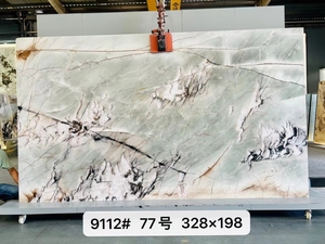 Piedra Natural Union Stone, Cuarcita Cristallo Botanic para Verde Alexandrita, Losas Pulimentadas Modernas para Cocina y Baño - Product Image 4