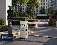Système mondial de reconnaissance de plaques d'immatriculation ANPR avec caméra LPR et barrière automatique pour un accès intelligent au stationnement