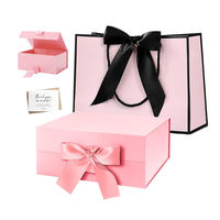 Emballage cosmétique magnétique rigide de luxe, boîte en papier avec laminage mat pliable, grande boîte cadeau en carton avec aimant, logo personnalisé