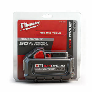 Batería de Iones de Litio <span class=keywords><strong>Milwaukee</strong></span> <span class=keywords><strong>M18</strong></span> XC6.0REDLITHIUM de Alto Rendimiento de 18 VAh para Taladro Eléctrico <span class=keywords><strong>Milwaukee</strong></span> <span class=keywords><strong>M18</strong></span> XC6.0, Batería para Herramientas Eléctricas - Product Image 6