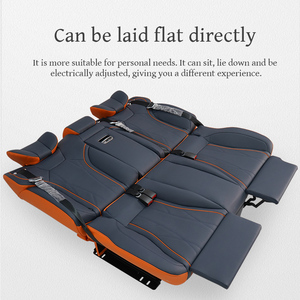 Mingao Lit de camping de luxe inclinable Siège de voiture arrière 3 places avec dossier électrique Siège fendu - Product Image 3