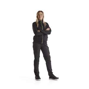 BLAKLADER - 339425269933M Sweat-shirt femme avec fermeture éclair complète Noir/Jaune-EAN 7330509648063 WORK HOODIES - Product Image 4