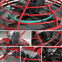 Truelle à béton à essence haute puissance ZUJI 5,5 CV, 150 tr/min, profondeur de travail 8-10 cm, moteur et boîte de vitesses, lisseur de bordures ZJ100