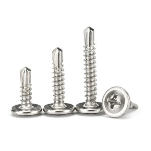 Vis autoperceuses à tête cylindrique avec collier en acier au carbone, vis de <span class=keywords><strong>toiture</strong></span> autoperceuses à tête cylindrique zinguée, fourniture directe du fabricant - Product Image 3