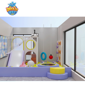 Centre de jeux intérieur pour enfants TUV vérifié avec matériau en mousse Équipement de terrain de jeu intérieur sur le thème Macaron pour usage commercial - Product Image 1