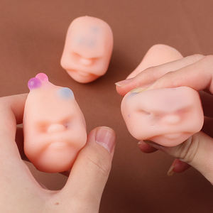 ของเล่นบีบคลายเครียดรูปหน้าคน แสดงอารมณ์ต่างๆ ของเล่นเสริมพัฒนาการเด็กออทิสติก ของเล่นบีบแก้เครียด ของขวัญน่ารักสำหรับเด็กและผู้ใหญ่ บรรจุกล่องสวยงาม - Product Image 4