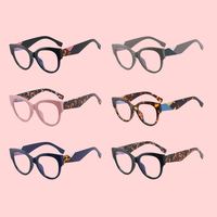 Montures de lunettes élégantes sans monture anti-lumière bleue unisexe, tendance européenne et américaine, verres plats optiques pour la lecture