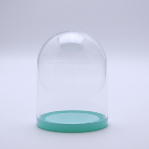 Bells plastic Transparent Mini cake holder wedding favor boxes with dome - Product Image 1