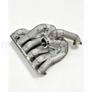 เฮดเดอร์ท่อร่วมไอเสียสแตนเลส 304 สำหรับ Audi TT MK1 3.2 ปี 2002-2005 เพิ่มประสิทธิภาพการแข่งขัน ปรับปรุงการไหลเวียนของพลังงาน - Product Image 3