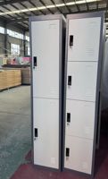 Casier métallique personnalisé Armoire d'école en acier 6 9 12 18 portes Casier penderie Casiers rangement pour étudiants avec pieds